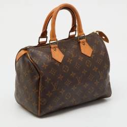 Pre Owned Louis Vuitton Monogram Canvas Speedy 25 Bag