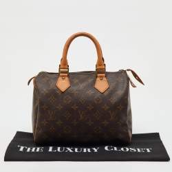 Pre Owned Louis Vuitton Monogram Canvas Speedy 25 Bag