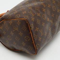 Pre Owned Louis Vuitton Monogram Canvas Speedy 25 Bag