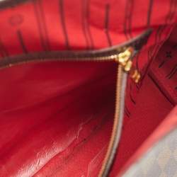 Pre Owned Louis Vuitton Damier Ebene Canvas Neverfull MM Bag