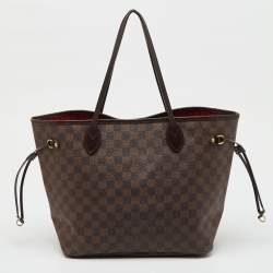 Pre Owned Louis Vuitton Damier Ebene Canvas Neverfull MM Bag