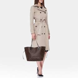 Pre Owned Louis Vuitton Damier Ebene Canvas Neverfull MM Bag