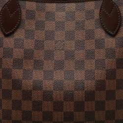 Pre Owned Louis Vuitton Damier Ebene Canvas Neverfull MM Bag