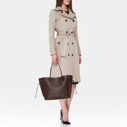 Pre Owned Louis Vuitton Damier Ebene Canvas Neverfull MM Bag