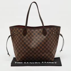 Pre Owned Louis Vuitton Damier Ebene Canvas Neverfull MM Bag