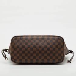 Pre Owned Louis Vuitton Damier Ebene Canvas Neverfull MM Bag
