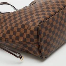Pre Owned Louis Vuitton Damier Ebene Canvas Neverfull MM Bag
