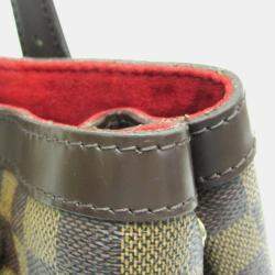 Pre Owned Louis Vuitton Hampstead MM Damier Ebene Canvas Shoulder Bag