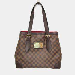 Pre Owned Louis Vuitton Hampstead MM Damier Ebene Canvas Shoulder Bag