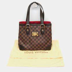 Pre Owned Louis Vuitton Hampstead PM Damier Ebene Canvas Handbag