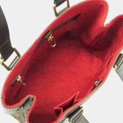 Pre Owned Louis Vuitton Hampstead PM Damier Ebene Canvas Handbag