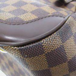 Pre Owned Louis Vuitton Damier Shoulder Bag Ebene