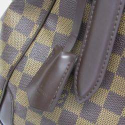 Pre Owned Louis Vuitton Damier Shoulder Bag Ebene