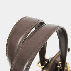 Pre Owned Louis Vuitton Damier Shoulder Bag Ebene