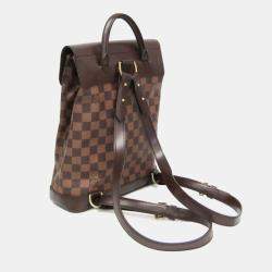 Pre Owned Louis Vuitton Soho Damier Ebene Canvas Backpack