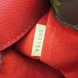 Pre Owned Louis Vuitton Pallas Monogram Cerise Canvas Handbag