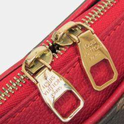 Pre Owned Louis Vuitton Pallas Monogram Cerise Canvas Handbag
