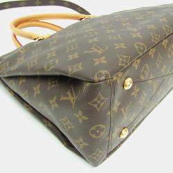 Pre Owned Louis Vuitton Pallas Monogram Cerise Canvas Handbag