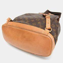 Pre Owned Louis Vuitton Monogram Montsouris GM Backpack Monogram