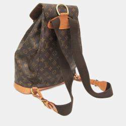 Pre Owned Louis Vuitton Monogram Montsouris GM Backpack Monogram
