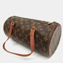 Pre Owned Louis Vuitton Papillon 30 Monogram Canvas Handbag