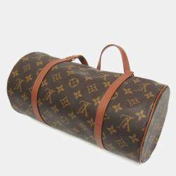 Pre Owned Louis Vuitton Papillon 30 Monogram Canvas Handbag