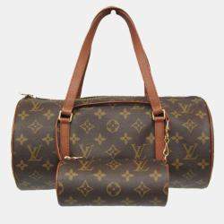Pre Owned Louis Vuitton Papillon 30 Monogram Canvas Handbag