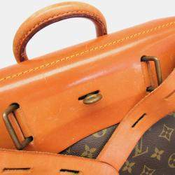 Pre Owned حقيبة بوسطن لوي فيتون مونوغرام ستيمر 35 بنية اللون