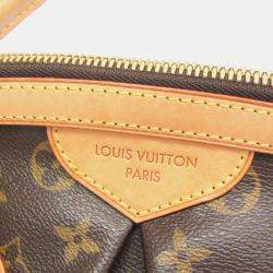 Pre Owned Louis Vuitton Tivoli GM Monogram Brown Canvas Tote Bag