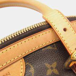 Pre Owned Louis Vuitton Tivoli GM Monogram Brown Canvas Tote Bag