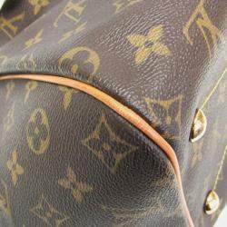 Pre Owned Louis Vuitton Tivoli GM Monogram Brown Canvas Tote Bag