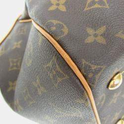 Pre Owned Louis Vuitton Tivoli GM Monogram Brown Canvas Tote Bag