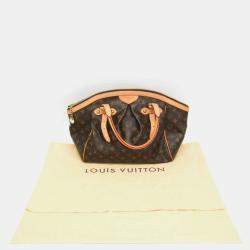 Pre Owned Louis Vuitton Tivoli GM Monogram Brown Canvas Tote Bag