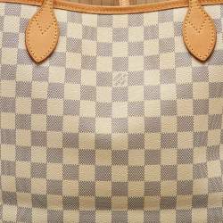 مملوكة مسبقًا Louis Vuitton Damier Azur Canvas Neverfull MM Bag