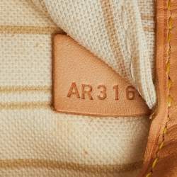 مملوكة مسبقًا Louis Vuitton Damier Azur Canvas Neverfull MM Bag