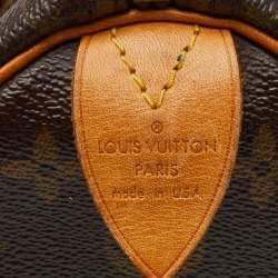 Pre Owned Louis Vuitton Monogram Canvas Speedy 25 Bag
