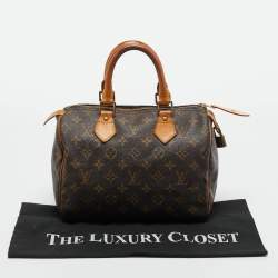 Pre Owned Louis Vuitton Monogram Canvas Speedy 25 Bag