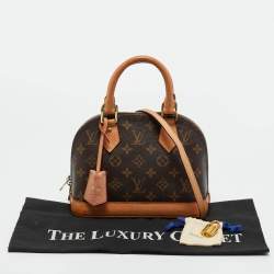 مملوكة مسبقًا حقيبة لوي فيتون ألما بي بي قماش مونوغرام