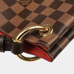 Pre Owned Louis Vuitton Graceful PM Damier Ebene Canvas Handbag