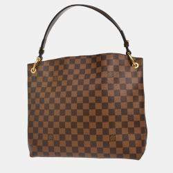 Pre Owned Louis Vuitton Graceful PM Damier Ebene Canvas Handbag
