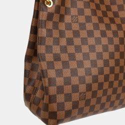 Pre Owned Louis Vuitton Graceful PM Damier Ebene Canvas Handbag