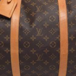 Pre Owned حقيبة لوي فيتون كيبال باندولير 60 كانفاس مونوغرام