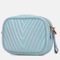 Pre Owned Louis Vuitton Blue New Wave Camera Bag