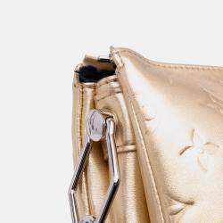 Pre Owned Louis Vuitton Gold Monogram Coussin PM