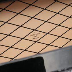 Pre Owned Louis Vuitton Petite Malle Blue Multicolor Patent Leather Shoulder Bag