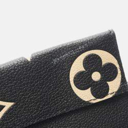 Pre Owned Louis Vuitton Favorite NM Giant Monogram Black/Beige Leather Handbag