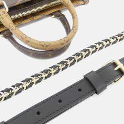 Pre Owned Louis Vuitton Monogram Reverse On The Go EW Brown Shoulder Bag