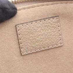 Pre Owned Louis Vuitton Petit Palais PM Tourterelle Creme Beige Monogram Empreinte Leather Handbag
