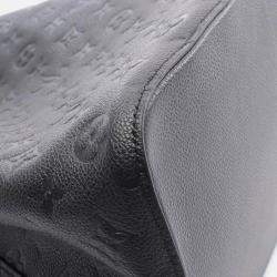 Pre Owned Louis Vuitton Neonoe Black Monogram Empreinte Leather Handbag