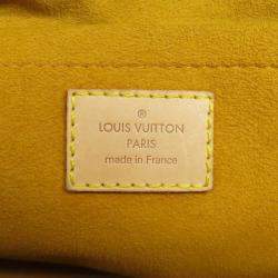 Pre Owned Louis Vuitton Flat Shopper Monogram Denim Tote Bag